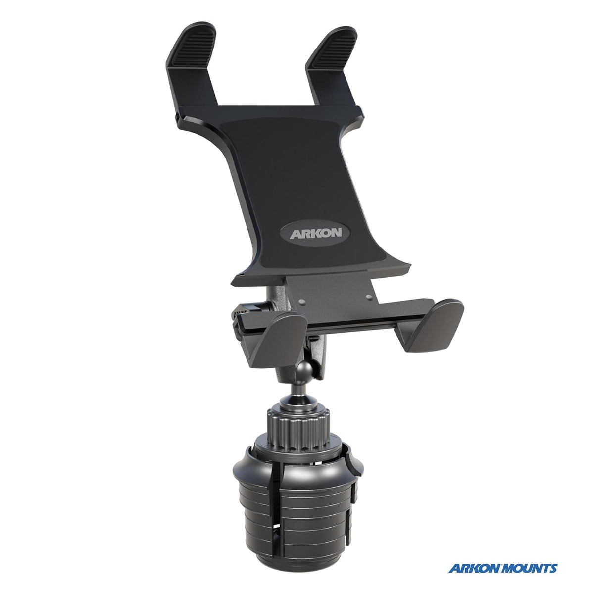 ARKON Mounts - Soporte para tablet de automóvil | Soporte giratorio de 360 grados | Construcción compuesta para todo tipo de clima | Agarre ajustable para ajuste personalizado | Compatible con tabletas de
