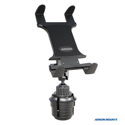 ARKON Mounts - Soporte para tablet de automóvil | Soporte giratorio de 360 grados | Construcción compuesta para todo tipo de clima | Agarre ajustable para ajuste personalizado | Compatible con tabletas de