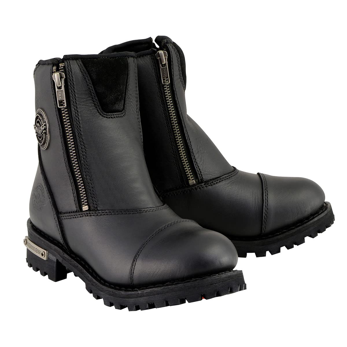 Milwaukee - Botas de moto para hombre, Negro, 15 M US