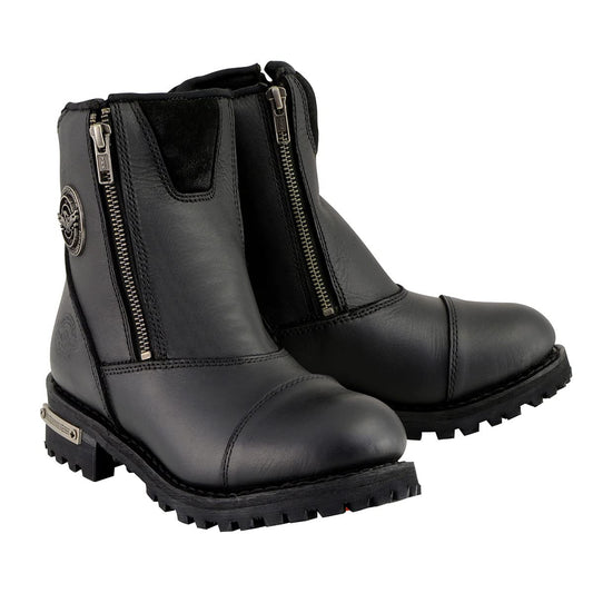 Milwaukee - Botas de moto para hombre, Negro, 15 M US