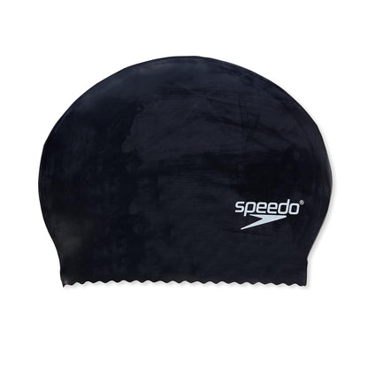 Speedo Elite Gorro de Natación de Látex, Unisex - Gorro de natación - Negro