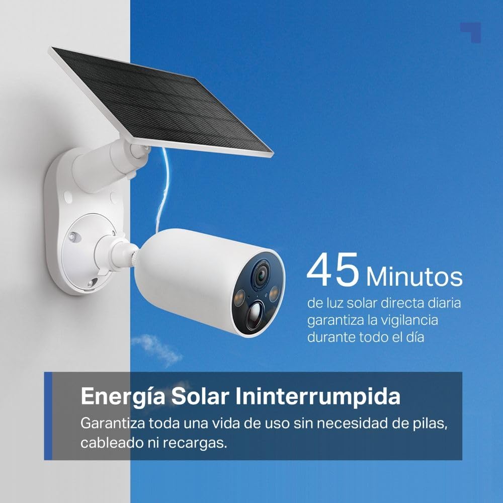 TP-Link Tapo TC85 Kit Kit de cámara de Seguridad con Panel Solar