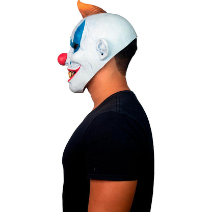 Ghoulish Productions Máscara Clown, Accesorio de Cosplay Payaso Malevolo, Máscara de Payaso Malo Ideal para Halloween