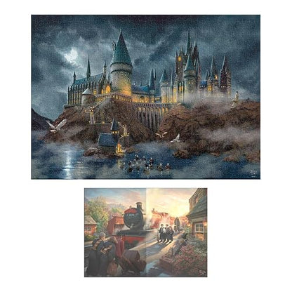 Rompecabezas Premium Harry Potter Hogwarts, Thomas Kinkade, 1000 Piezas,