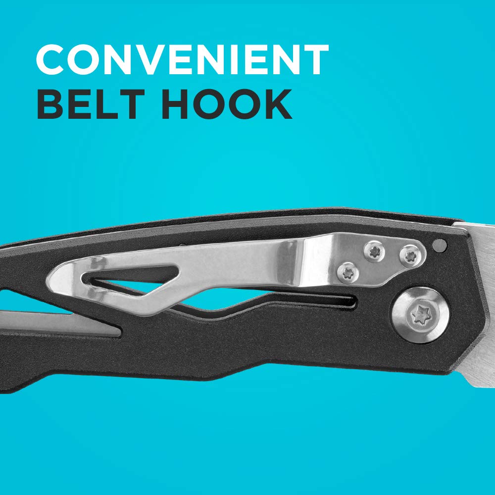BLACK+DECKER Cuchillo utilitario, plegable, paquete de 2 (BDHT10001)
