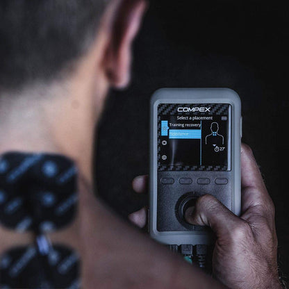 Compex® Estimulador muscular Performanceâ„¢ 3.0 con kit TENS â€“ 6 programas â€“ Ayuda a facilitar y mejorar el rendimiento muscular