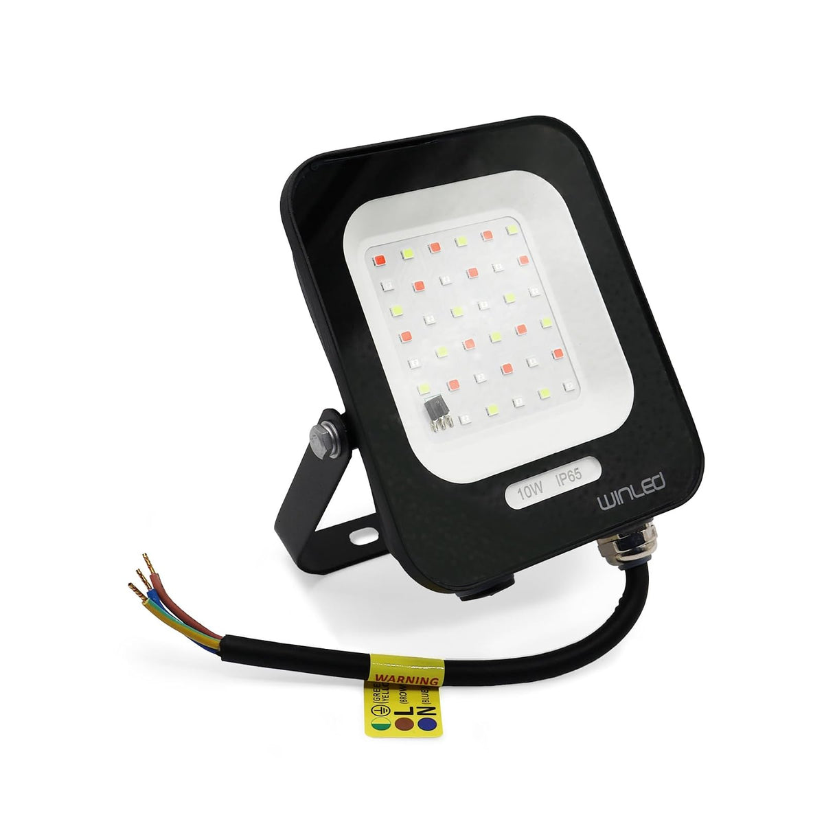 Reflector LED, WRE-004, RGB 10W Multicolor Exterior IP65, 700 Lúmenes, Control de Colores, Luz Decorativa para Jardín, Fachada, Terraza y Eventos, Winled