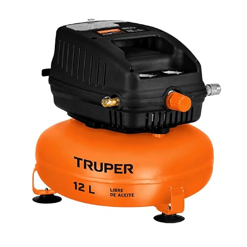 Truper COMP-12S, Compresor libre de aceite compacto 12L, 1 HP 127 V