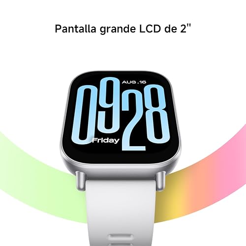 XIAOMI Redmi Watch 5 Active, iOS & Android, 5ATM, Negro | Pantalla LCD 2", Hasta 18 días de Batería, Llamadas Bluetooth, 140+ Modos Deportivos, Monitoreo de Frecuencia Cardiaca 24h