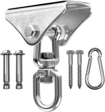 Yes4All Colgador para Saco de Boxeo con Giro 360° - B. Colgador para Viga de Madera
