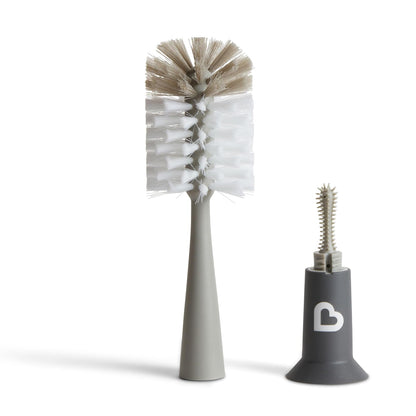 Munchkin® Bristle™ - cepillo para polvo para botellas, color gris