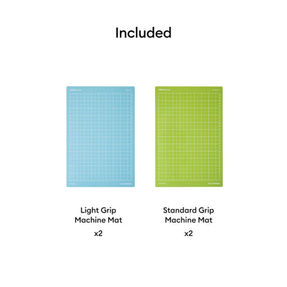 Cricut Mat - Paquete variado (4 unidades, 8.5 x 12 pulgadas) | Para máquina Joy Xtra - Incluye 2 Standard Grip y 2 LightGrip
