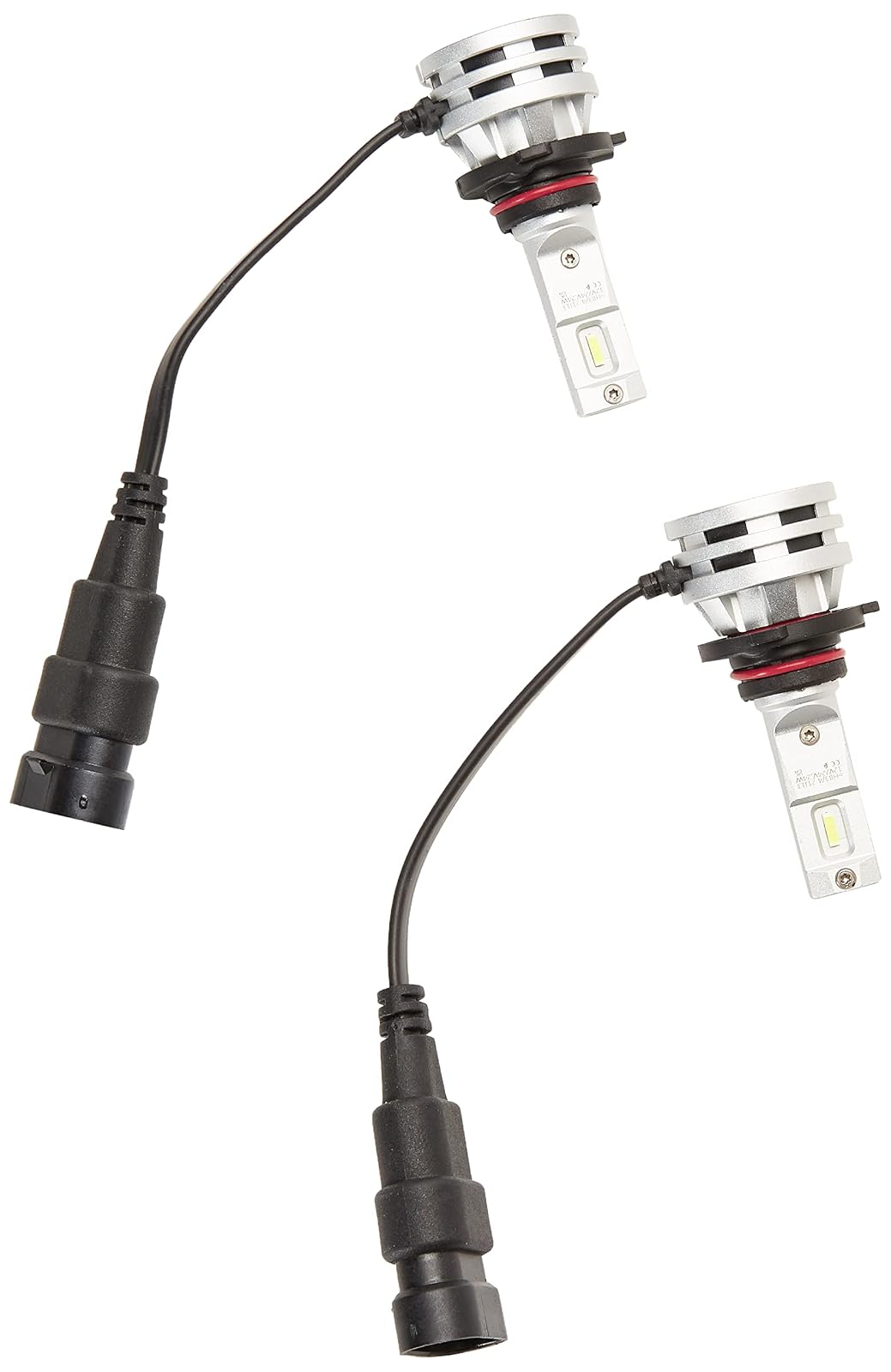 Hella 226971561 Set de 2 Focos LED Retrofit 9005 9006 Luz Blanca de 6500K Plug & Play Ventilador Integrado 12V 24W