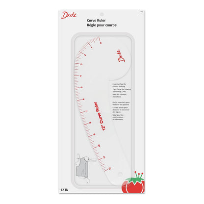 Dritz Regla de Costura Transparente - regla curva