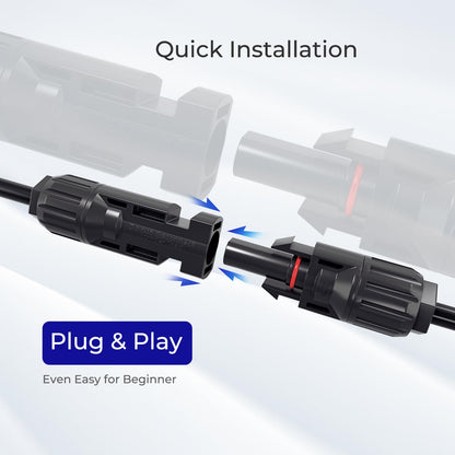 Renogy - Cable adaptador paralelo de rama en Y, MMF+FFM