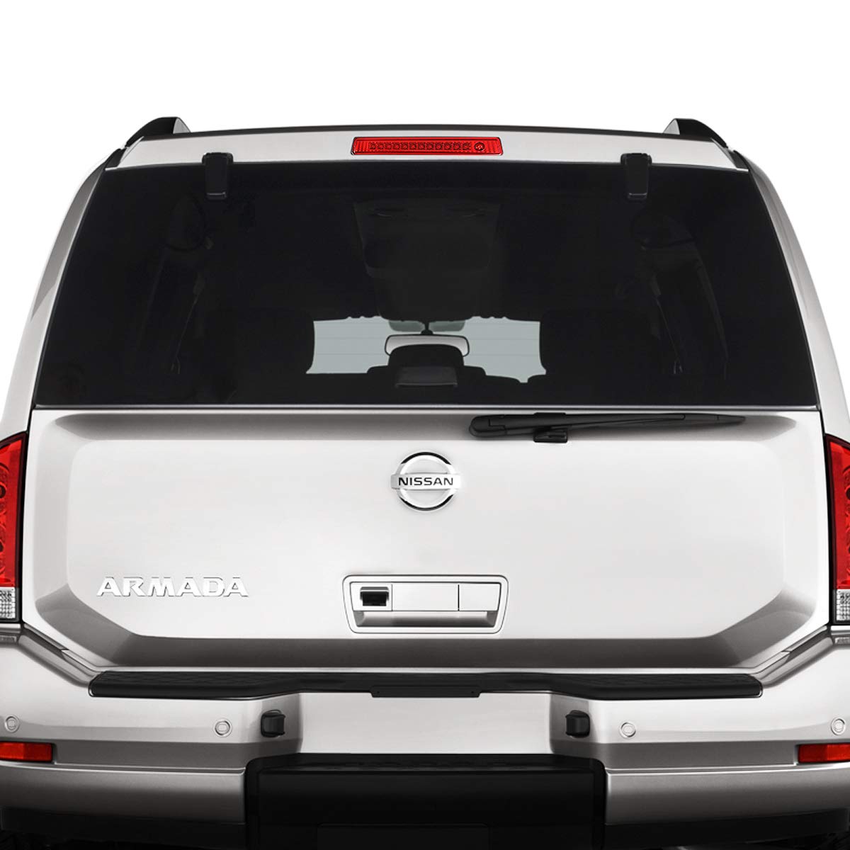 DNA Motoring 3BL-NARM04-LED-RD Full LED 3ª Tercera Lámpara Freno Trasera Rojo