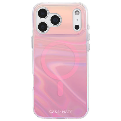 Case-Mate Funda para iPhone 17 Pro Max con Diseño Floral y MagSafe - Jabón de melocotón
