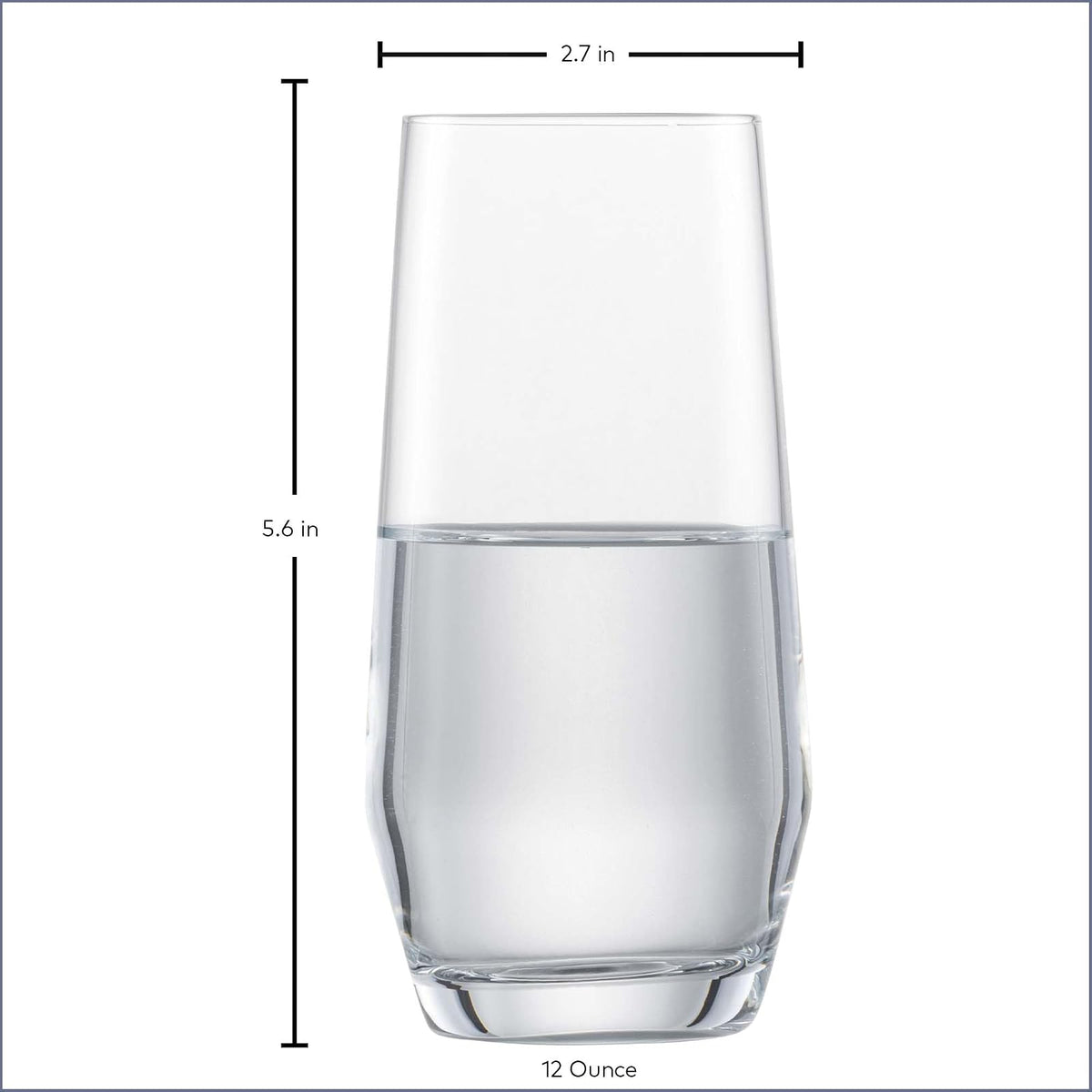 schott zwiesel Tritan vidrio puro colección de copas copa vino blanco de vidrio, 10.1-ounce, juego de 6, Vaso, Tumbler, Set de 6, 1
