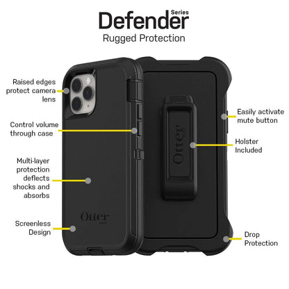 Otterbox Defender Series SCREENLESS Edition Case for iPhone 11 Pro MAX - Love Bug (Raspberry Pink) (Dove/Raspberry)