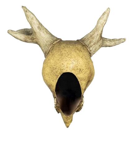 Ghoulish Productions Decoración de látex Deer Skull LED. Decoración de Venado para Halloween. Cuernos de Venado Decoración Halloween. Ideal para Usar en Fiestas de Halloween, casa embrujada, bromas