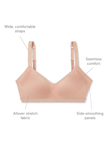 Warner'S Blissful Benefits Rm3911w - Brasier cómodo sin Costuras elástico sin Varillas y Ligeramente Forrado Sujetador para Camiseta para Mujer