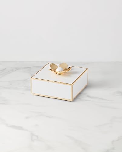 Kate Spade New York Make It Pop - Caja de flores (diseño floral, color blanco