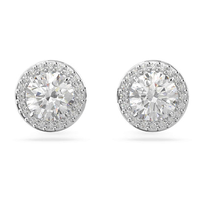 Swarovski Constella - arete de tuerca - White, Rhodium plated