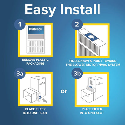 Filtrete MPR 1550 16 x 25 x 5 (4-7/8 Actual Depth) Healthy Living Ultra Allergen Deep Pleat HVAC Air Filter