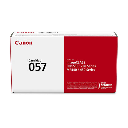 Canon - Cartucho de tóner Original 057 Negro (3009C001), Paquete de 1 para impresoras láser imageCLASS MF449dw, MF448dw, MF445dw, LBP228dw, LBP227dw, LBP226dw, estándar