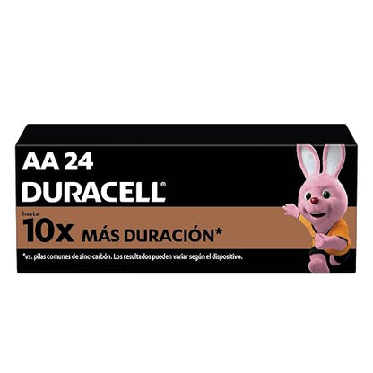 Duracell Pila Alcalina AA - Pack x24 Dura 10X Más
