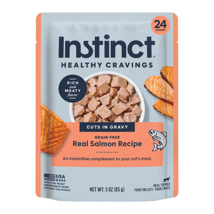 Instinct Healthy Cravings Complemento Húmedo para Gato en Salsa - Salmón - 24 PIEZAS