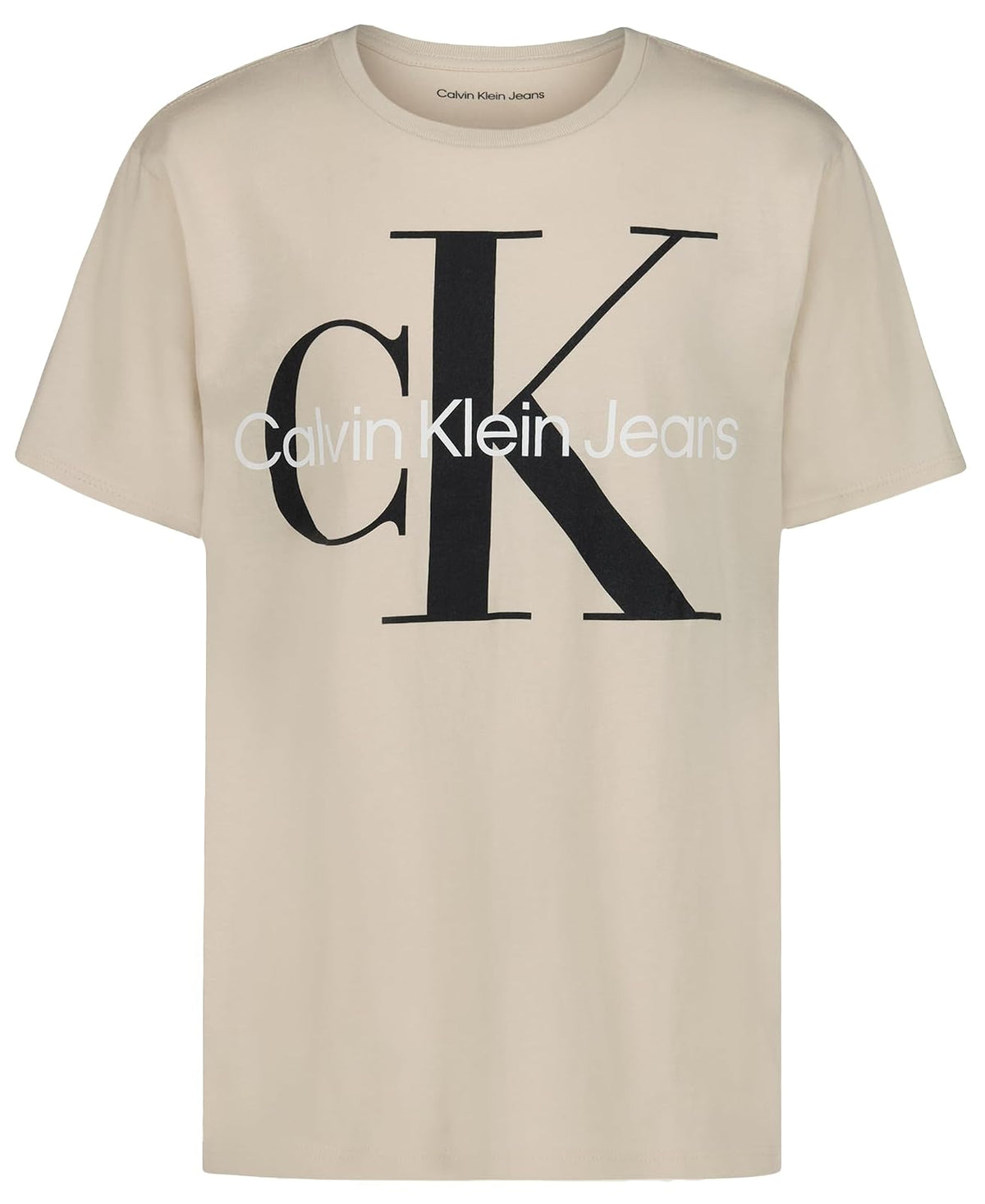 Calvin Klein Playera para Niño - 8 - Harina de avena overol