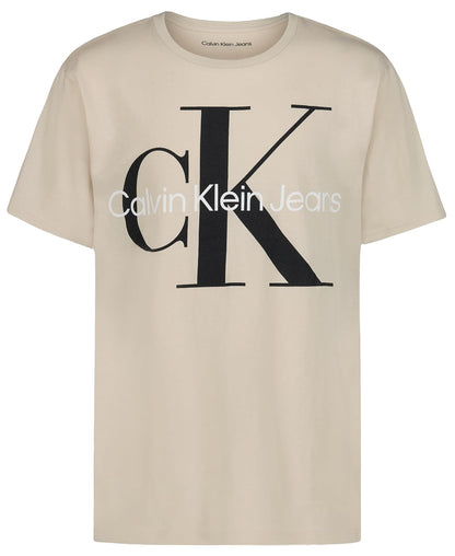 Calvin Klein Playera para Niño - 8 - Harina de avena overol