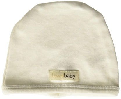 L'ovedbaby Gorra orgánica para bebé - Bebé - Recién nacido - Blanco