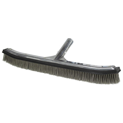 Poolmaster Cepillo para Algas con Cerdas de Acero Inoxidable - 18 pulgadas