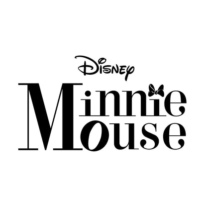 Disney - Gorra de béisbol de Minnie Mouse para niñas, diseño de Lazo 3D con ala Curvada y Correa Trasera (4-7)