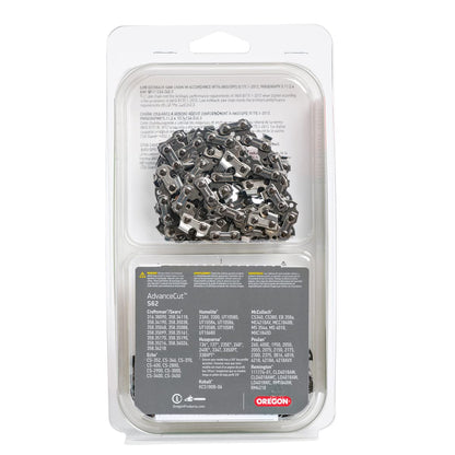 Oregon S62T AdvanceCut Cadena de Motosierra de 18 Pulgadas, Compatible con Echo, Craftsman, Poulan (Paquete de 2)
