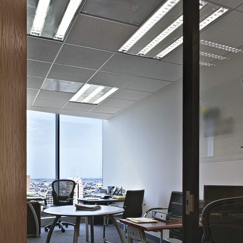 Tecnolite Lámpara Oficina Interior EmpotradoS G5 x 3, Luz Blanca Neutra 48LTLLED3280V40B