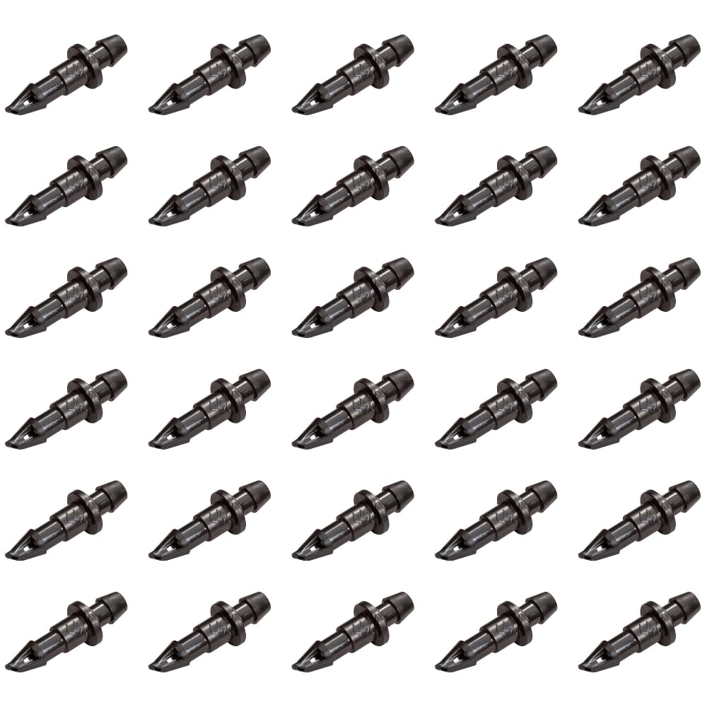 Rain Bird BC25-30PS Drip Irrigation Universal 1/4" Barbed Coupling Fitting, Fits All Sizes of 1/4" Drip Tubing, 30-Pack