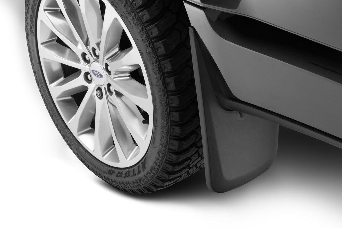 Husky Liners - Forro para Piso Delantero para SuperCrew/SuperCabo, 15 – 18 F150, Negro, Mud Guards - Combo