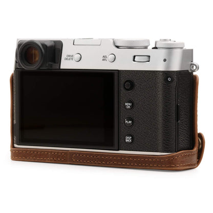 MegaGear Ever Ready - Funda de Piel auténtica Compatible con Fujifilm X100V