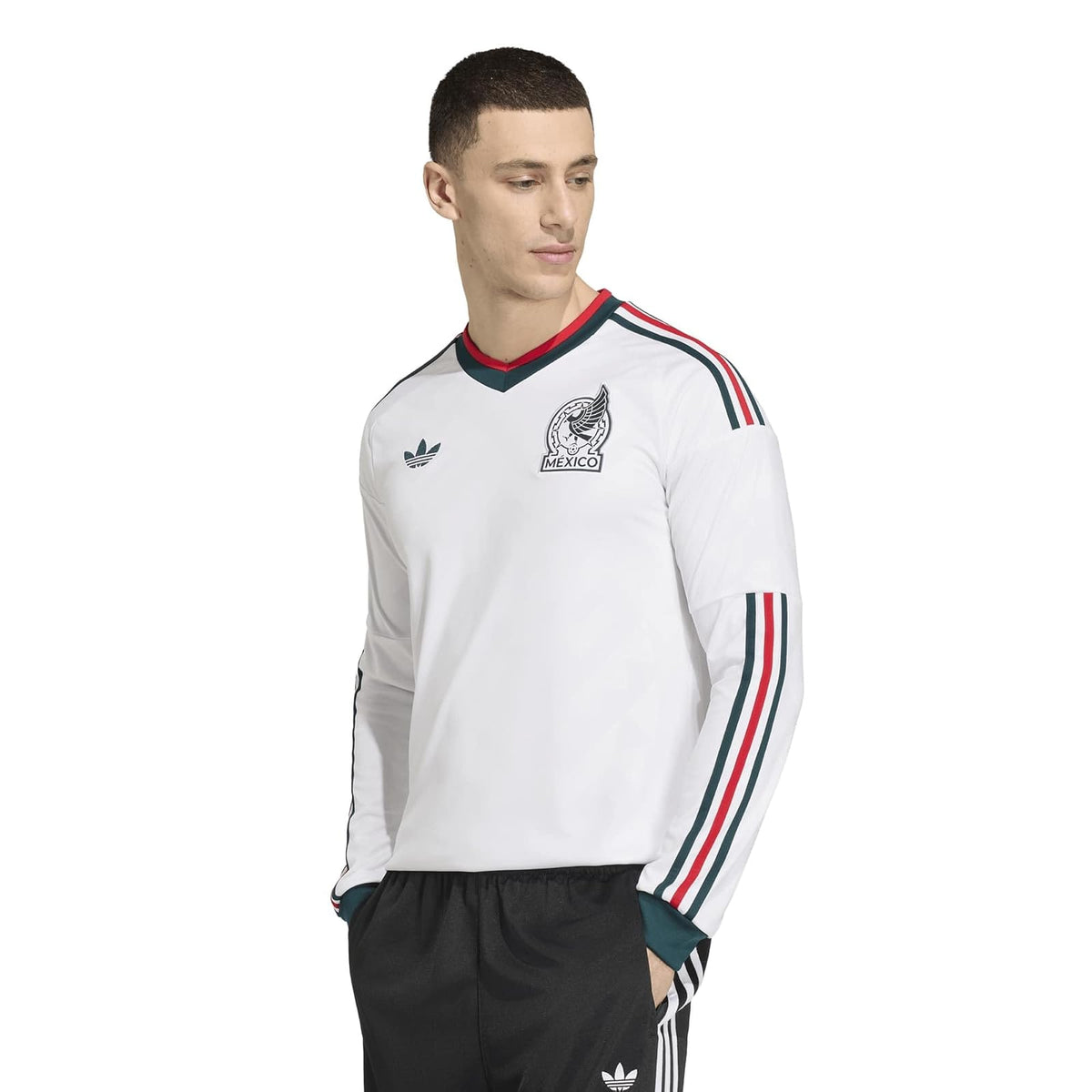adidas Jersey Visitante Selección Nacional de México 26 Versión Fan Manga Larga