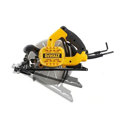 DEWALT Sierra Circular 1500W 190mm, Corte Preciso en Madera y Materiales de Construcción, DWE5615-B3