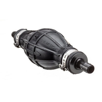 Quicksilver 8M0061875 - Foco de imprimación con 2 Abrazaderas de Manguera para líneas de Combustible de 5/16 Pulgadas (8 mm)
