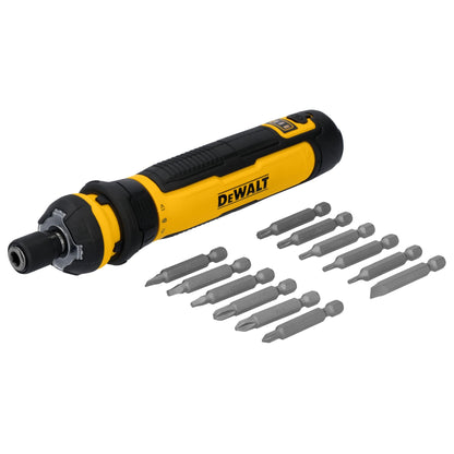 DEWALT - Destornillador inalámbrico con control FLEXDRIVE y puntas de destornillador (DWHT66719)