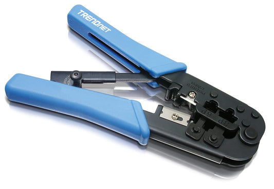 TRENDnet 8P/RJ-45 and 6P/RJ-12, RJ-11 Pinza Crimpadora