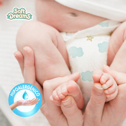 Soft Dreams Pañales Para Bebé Etapa 3 Talla M 56 Piezas