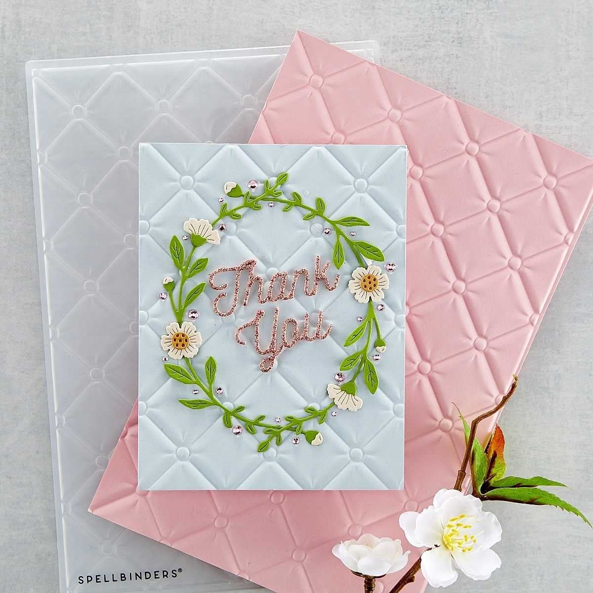 Spellbinders Plantilla de estampado 3D de 14 x 21 cm, opaca, 1 unidad