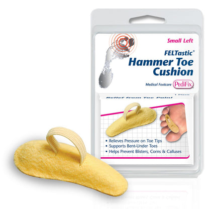 Pedifix Cojín para dedo del pie, pequeño, izquierdo