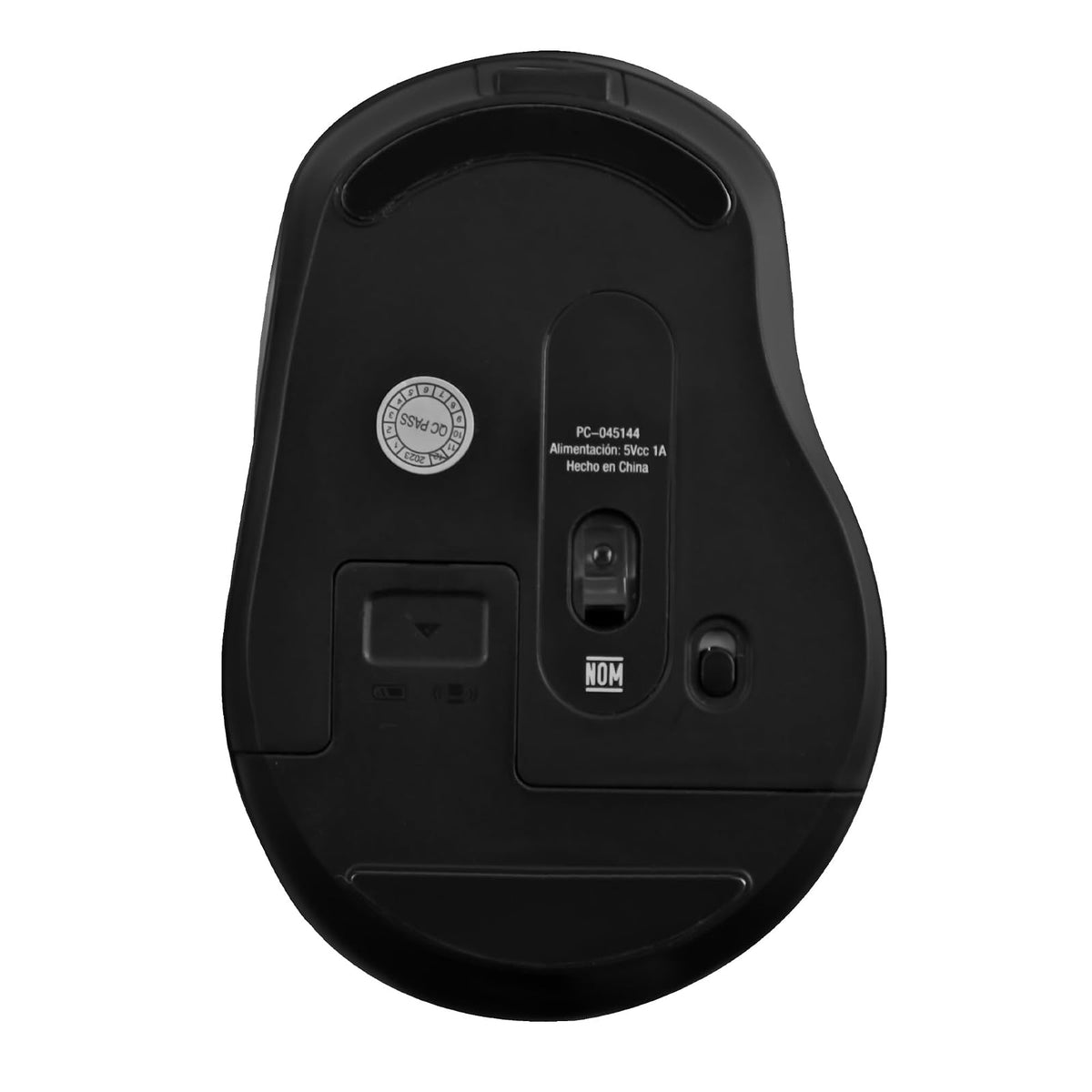 PERFECTCHOICE Perfect Choice Mouse Inalámbrico Clic Silencioso Recargable de Carga Rapida Tipo C dpi 1600 Clix (Negro)